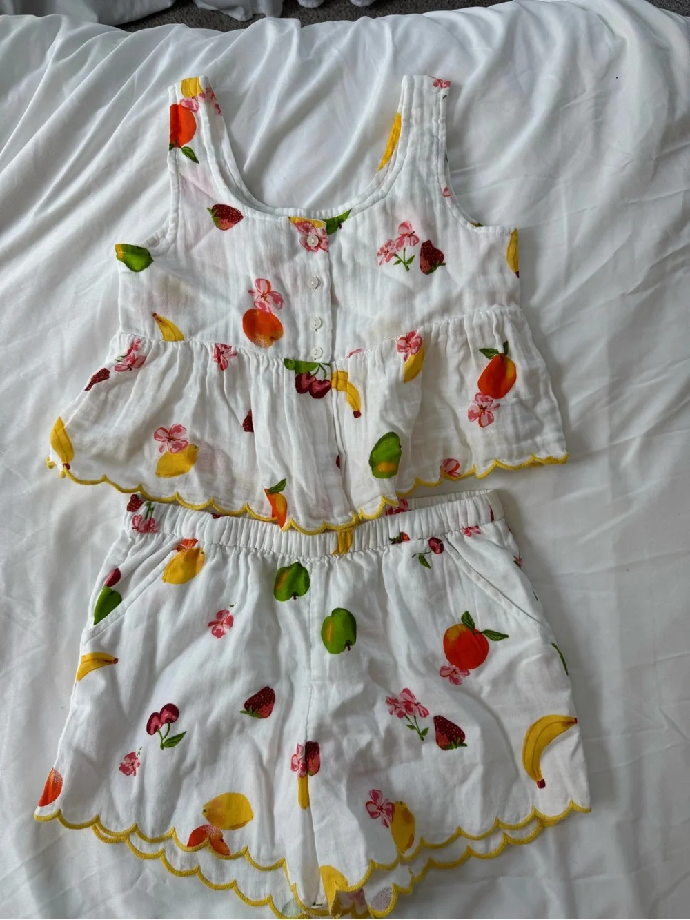 Adorable Matched Summer Shorts Set (Girls L- 10-12)